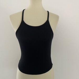 Brandy Melville Classic Black Tank Top One Size